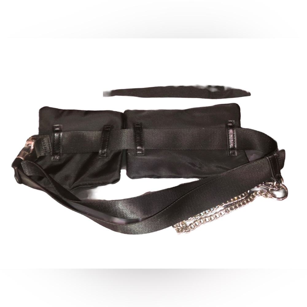 Double pouch Fanny pack with chain adjustable - Picture 3 of 5